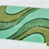 Комплект ковриков для ванной и туалета Линия зеленый фото 3