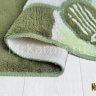 Комплект ковриков для ванной и туалета Морской зеленый фото 5