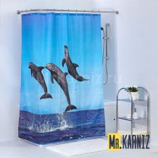 Штора для ванной Dolphins New