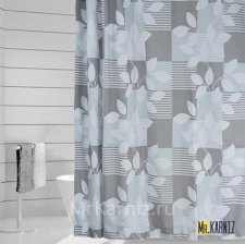 Штора для ванной Floating серая